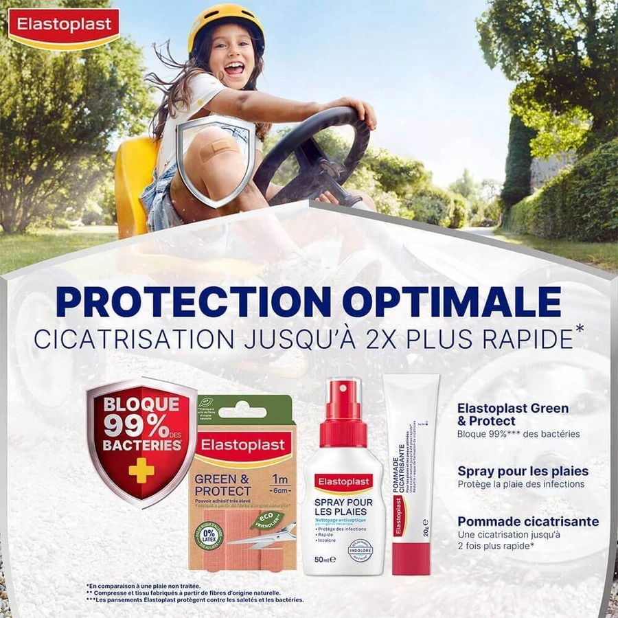 Латексні бинти Elastoplast Green & Protect 0% 10x6 см: ціни та характеристики