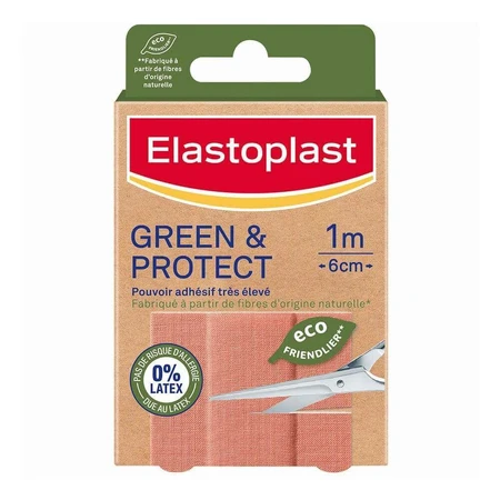 Латексні бинти Elastoplast Green & Protect 0% 10x6 см: ціни та характеристики