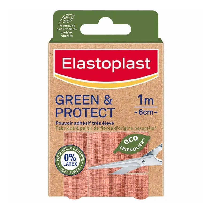 Латексні бинти Elastoplast Green & Protect 0% 10x6 см: ціни та характеристики