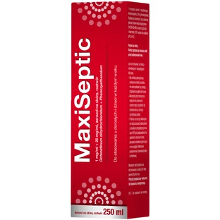 MaxiSeptic (1 мг + 20 мг) / мл, спрей п'ятикомпонентний, 250 мл