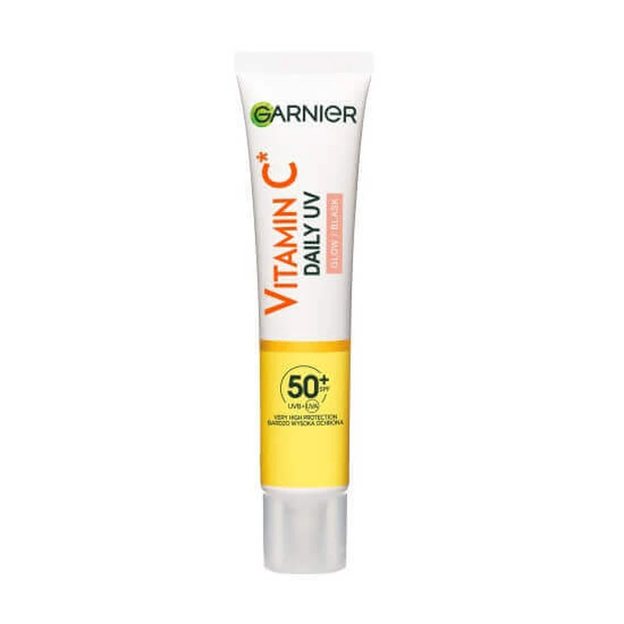 Garnier Вітамін С Освітлюючий денний флюїд з сонцезахисним фільтром SPF50+, 40 мл: ціни та характеристики