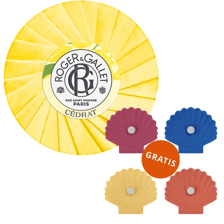 Roger & Gallet Cedrat, кускове мило, 100 г + безкоштовна мильниця: ціни та характеристики