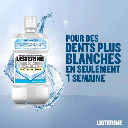 Відбілююча ванна Listerine М'ята 500мл: ціни та характеристики