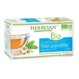 Herbesan Organic Night Serene Настой ромашки с ароматом бергамота 20 саше