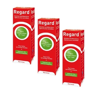 Horus Pharma Багатофункціональні рішення Regard + 3 чохли для лінз 3х355мл