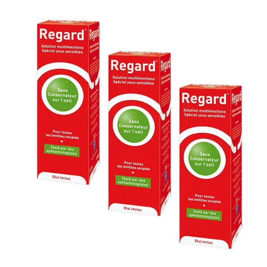 Horus Pharma Багатофункціональні рішення Regard + 3 чохли для лінз 3х355мл: ціни та характеристики