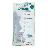 М'яка звукова зубна щітка Superwhite White + 3 насадки