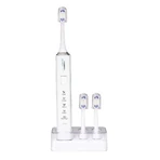 Superwhite White мягкая звуковая зубная щетка + 3 насадки: цены и характеристики