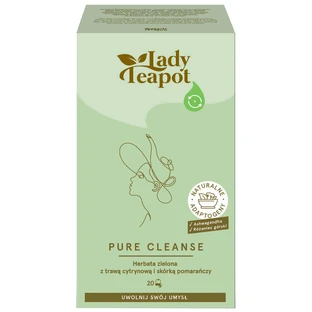Lady Teapot Pure Cleanse, зеленый чай с лемонграссом, 20 пакетиков
