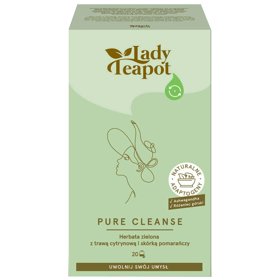 Lady Teapot Pure Cleanse, зеленый чай с лемонграссом, 20 пакетиков: цены и характеристики