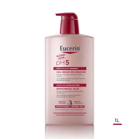 Гель для душу Eucerin Ph5 1 л: ціни та характеристики