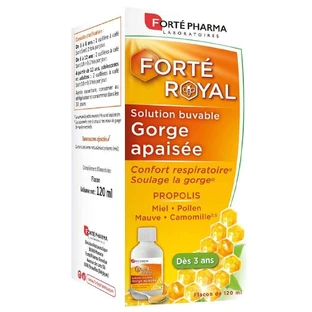 Forté Pharma Forté Royal Успокаивающий раствор для полости рта с 3 лет со вкусом карамели 120 мл