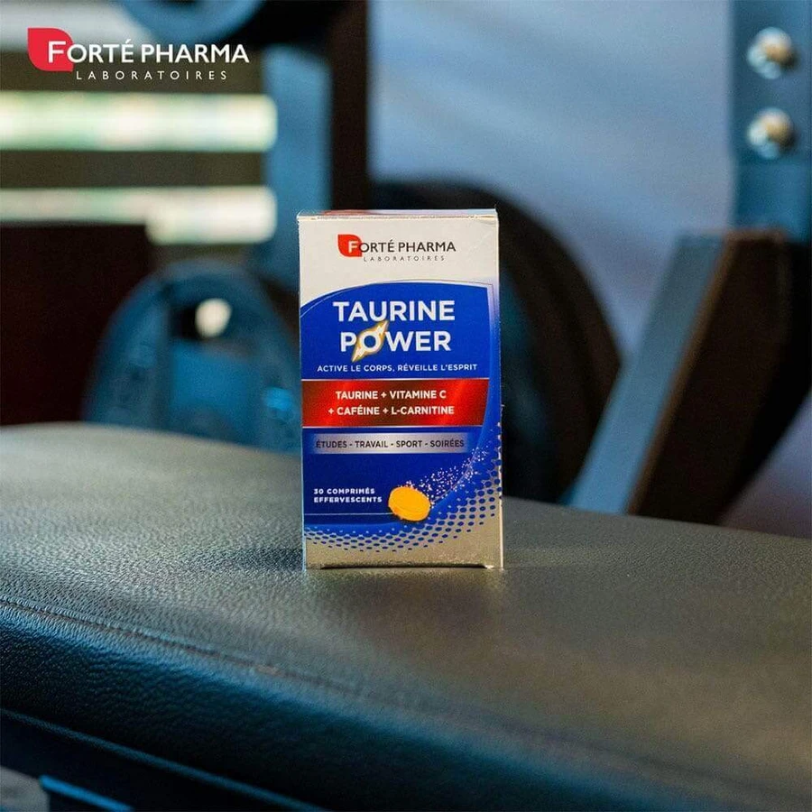 Forté Pharma Taurine Power, обогащенный кофеином и L-карнитином 30 шипучих таблеток: цены и характеристики