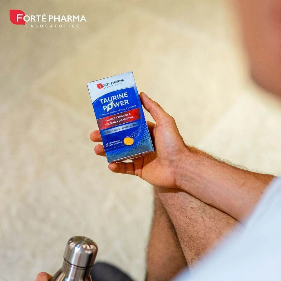 Forté Pharma Taurine Power, обогащенный кофеином и L-карнитином 30 шипучих таблеток: цены и характеристики