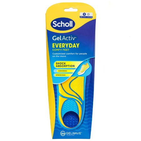 Scholl GelActiv, стельки для обуви, ежедневные, размер S 35.5-40.5, 2 шт.: цены и характеристики