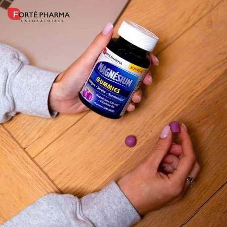 Forté Pharma Магній зі смаком малини без цукру 45 жувальних гумок: ціни та характеристики