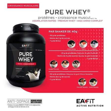 Eafit Pure Whey Maxi для росту м'язів 750г: ціни та характеристики