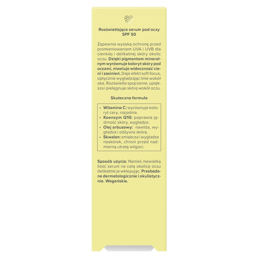 Miya eyeSUNshine, освещающая сыворотка для глаз, SPF 50, 15 мл: цены и характеристики