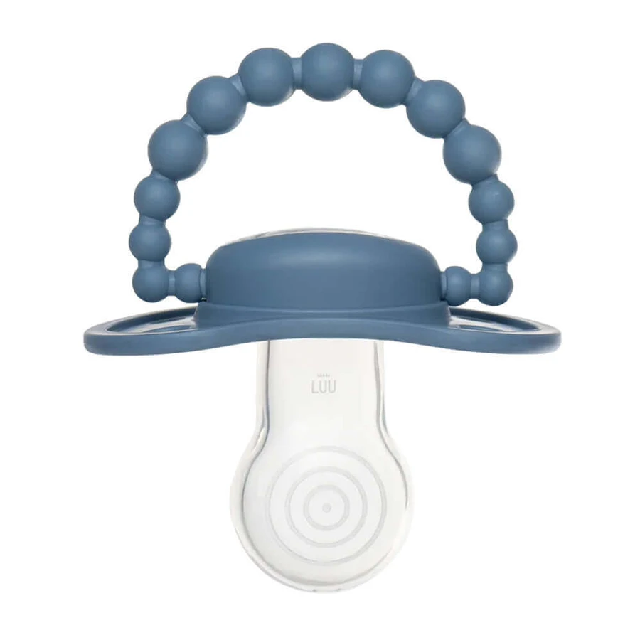 Luu Kids, пустышка, позиционирование, силикон, Cloudy Blue, 0-3 месяца, 1 шт.: цены и характеристики