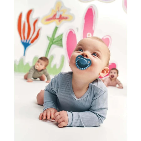 Luu Kids, пустышка, позиционирование, силикон, Cloudy Blue, 0-3 месяца, 1 шт.: цены и характеристики