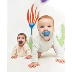 Luu Kids, пустышка, позиционирование, силикон, Cloudy Blue, 0-3 месяца, 1 шт.: цены и характеристики