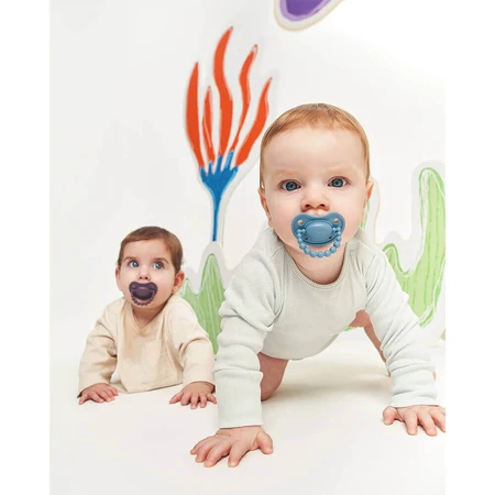 Luu Kids, пустышка, позиционирование, силикон, Cloudy Blue, 0-3 месяца, 1 шт.: цены и характеристики