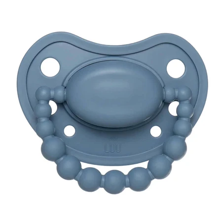 Luu Kids, пустышка, позиционирование, силикон, Cloudy Blue, 0-3 месяца, 1 шт.: цены и характеристики
