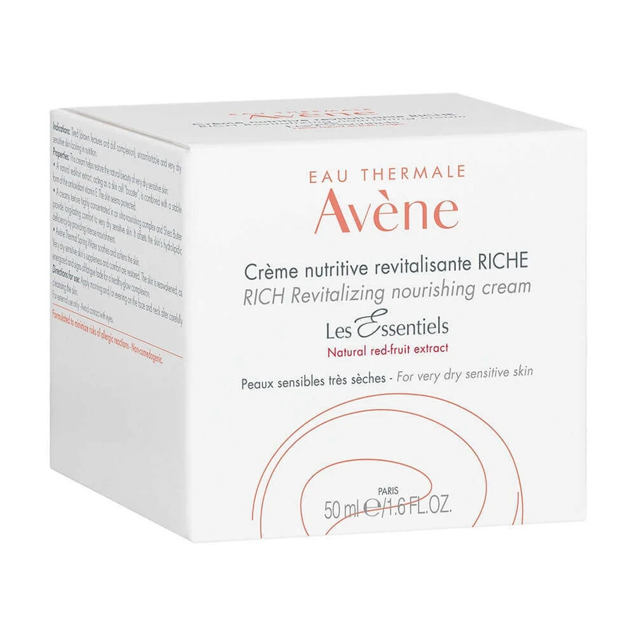 Живильний крем Avène Les Essentiels Rich Revitalising Nourishing Cream 50 мл: ціни та характеристики