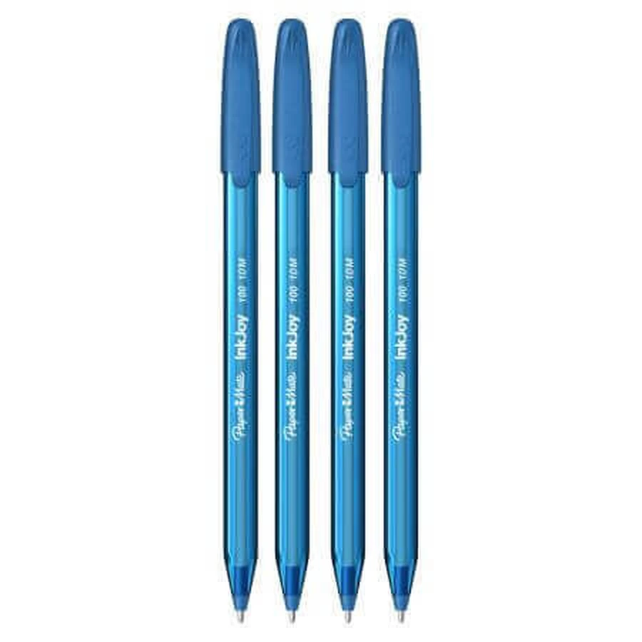 Набір чорнил InkJoy 100 C Blue, 4 ручки, PaperMate: ціни та характеристики