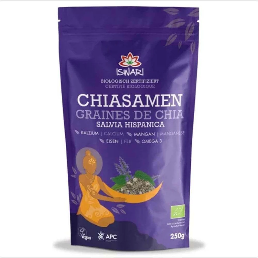 Iswari Super Aliment Pur Органічне насіння чіа 250г: ціни та характеристики