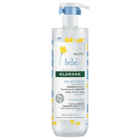 Klorane Baby Cleansing Water No Rinse 750 мл: цены и характеристики