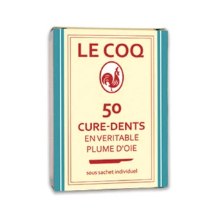 Le Coq Зубочистка из настоящего гусиного пуха X50