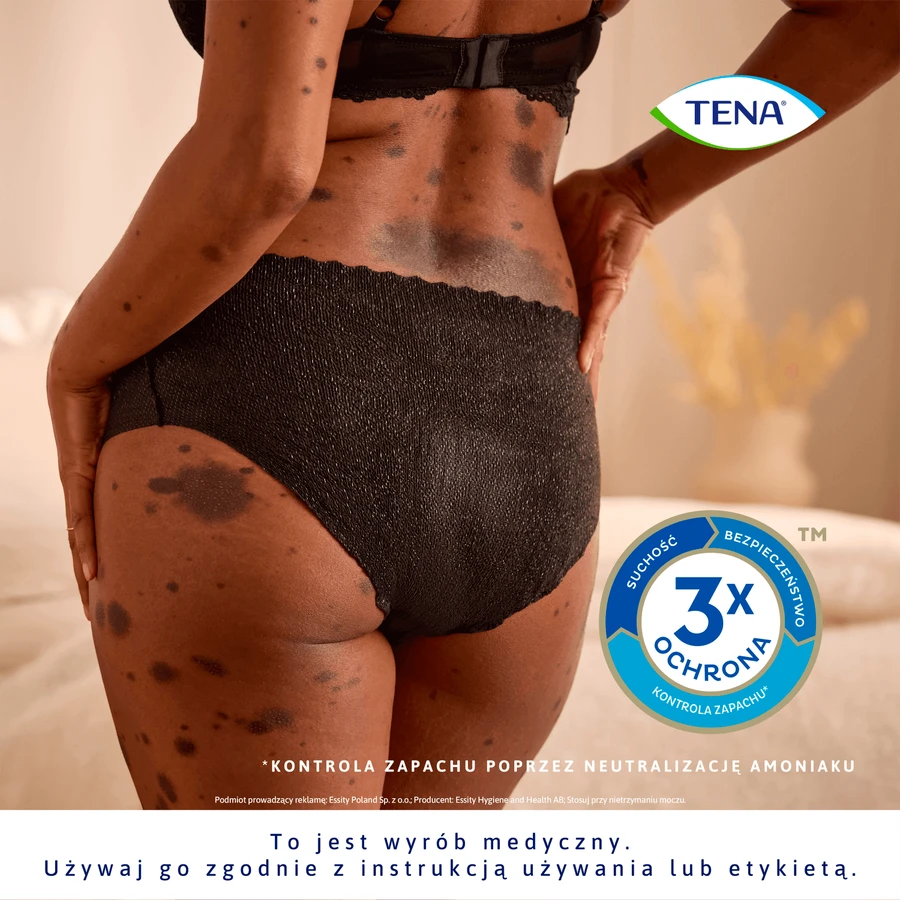 Tena Silhouette Plus Black, непомітні поглинаючі трусики для жінок, розмір L, 10 штук: ціни та характеристики