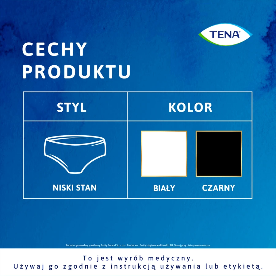 Tena Silhouette Plus Black, непомітні поглинаючі трусики для жінок, розмір L, 10 штук: ціни та характеристики