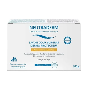 Neutraderm Ніжне дерматозахисне тверде мило від Сурграс Суха шкіра 200г