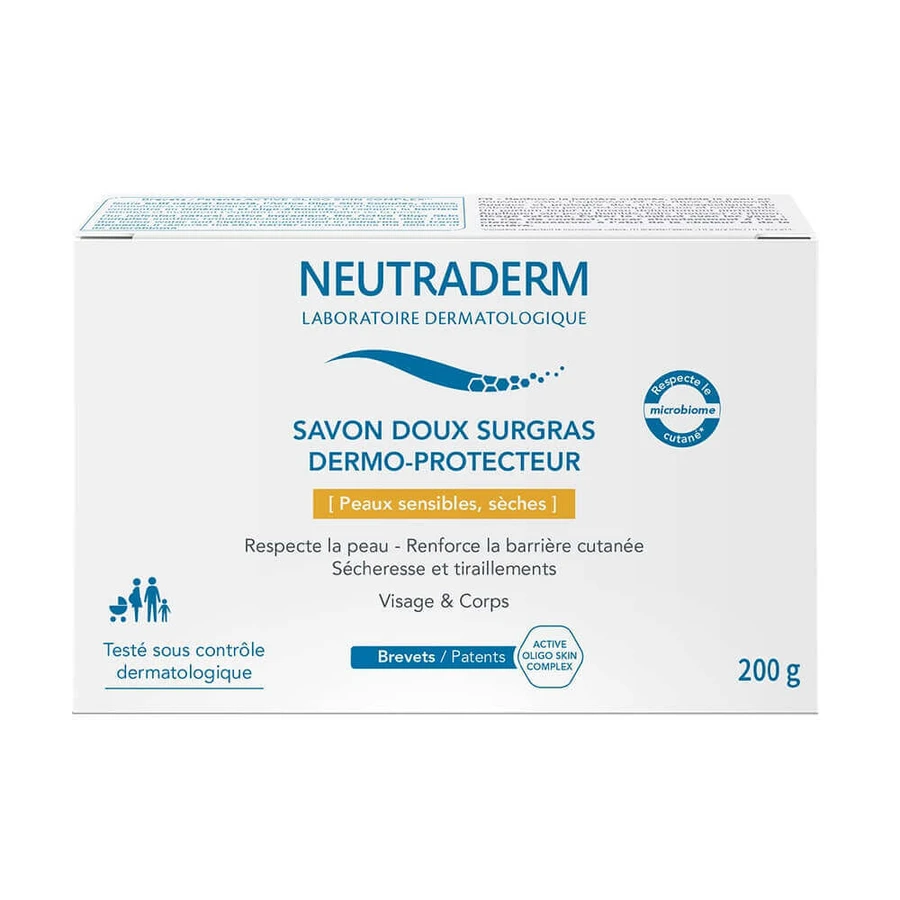 Neutraderm Ніжне дерматозахисне тверде мило від Сурграс Суха шкіра 200г: ціни та характеристики