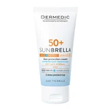 Dermedic Sunbrella, защитный крем для лица, сухая и нормальная кожа, SPF 50+, 50 г + бесплатная сумка