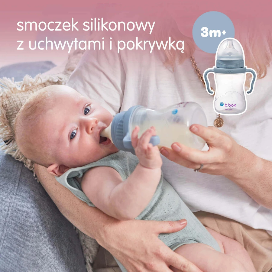 B.Box, чашка для обучения питью, набор 4 в 1, голубая, с 4 месяцев, 240 мл: цены и характеристики
