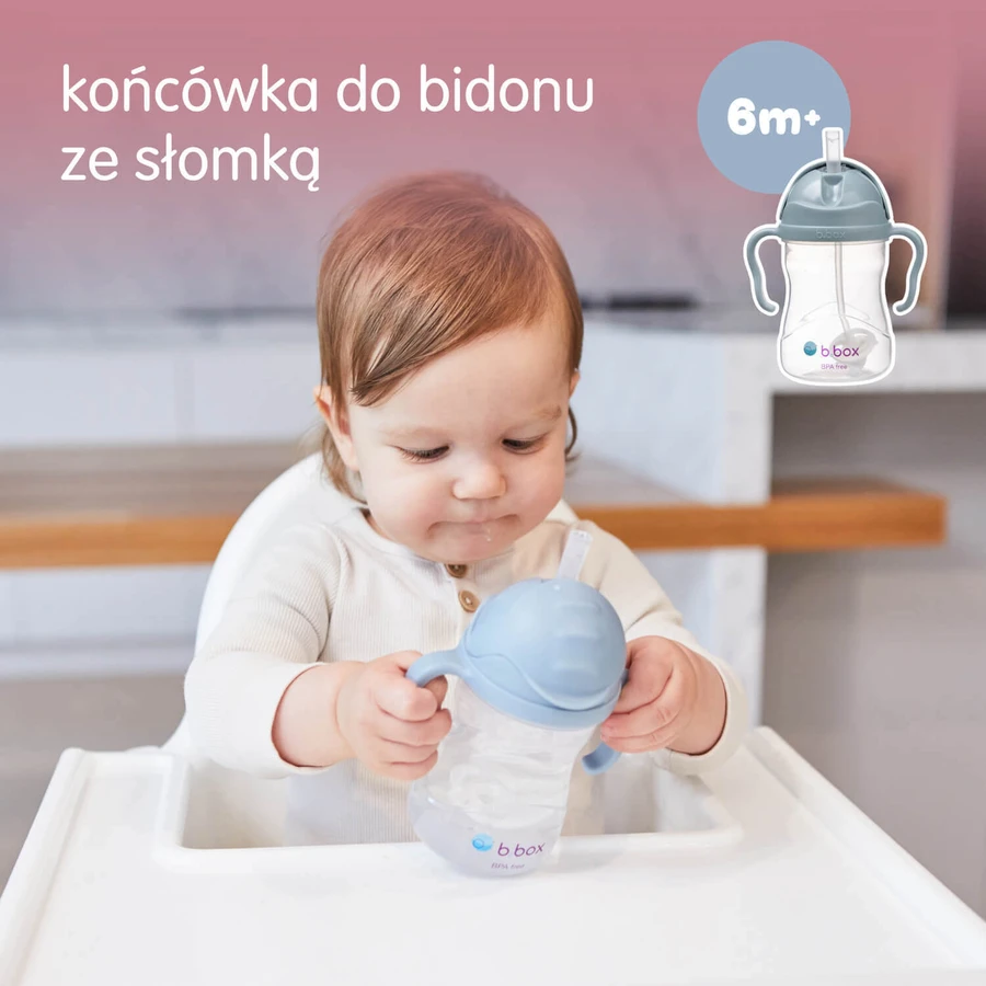 B.Box, чашка для обучения питью, набор 4 в 1, голубая, с 4 месяцев, 240 мл: цены и характеристики