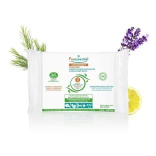 Органічні дезінфікуючі серветки Puressentiel x32
