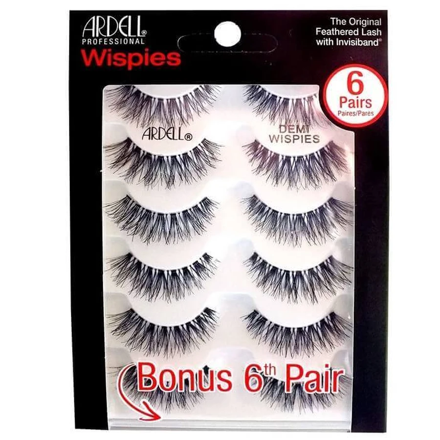 Ardell Demi Wispies 6-Pack Искусственные ресницы на ленте 6 пар Черный: цены и характеристики
