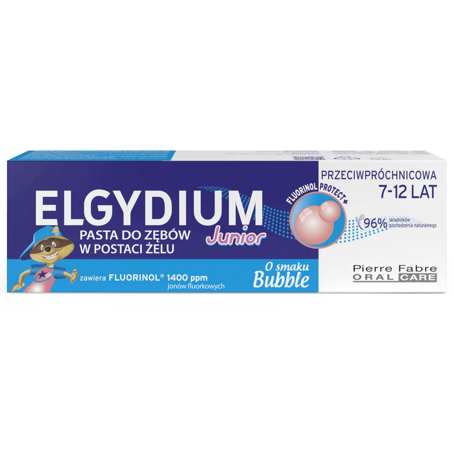 Набор паст для детей Elgydium Junior Bubble, паста для детей 7-12 лет, 2 x 50 мл: цены и характеристики