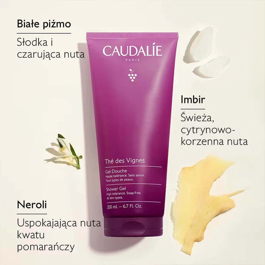 Caudalie The des Vignes, гель для душа, 200 мл: цены и характеристики