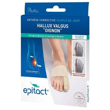 Epitact Гибкий корригирующий ортез Hallux Valgus "Лук 1 нога" - правая/левая посадка: цены и характеристики