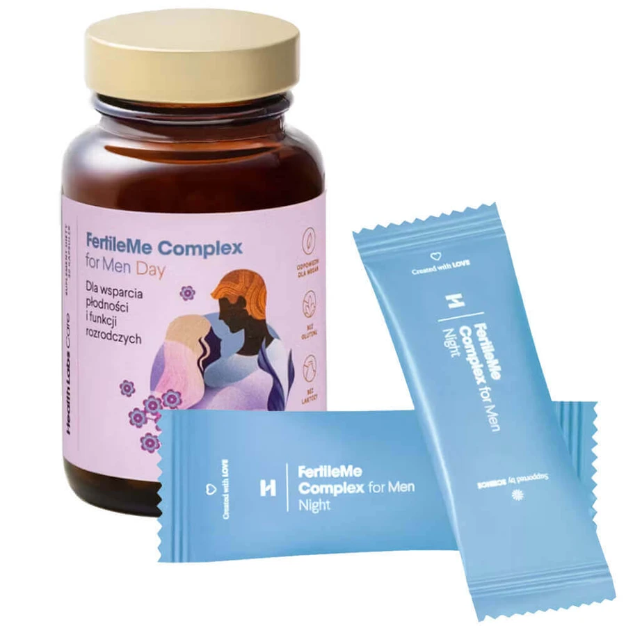 Health Labs FertileMe Complex For Men, 30 капсул + 30 пакетиков: цены и характеристики