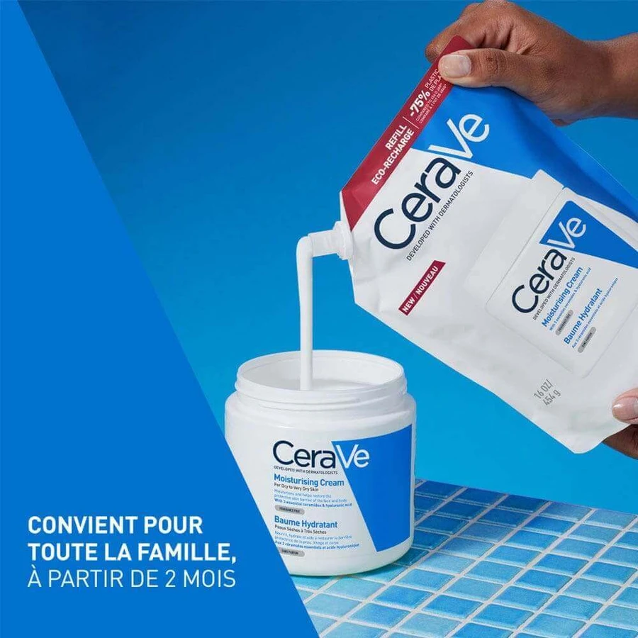 Cerave Body Refill эко увлажняющий бальзам для сухой и очень сухой кожи 454г: цены и характеристики