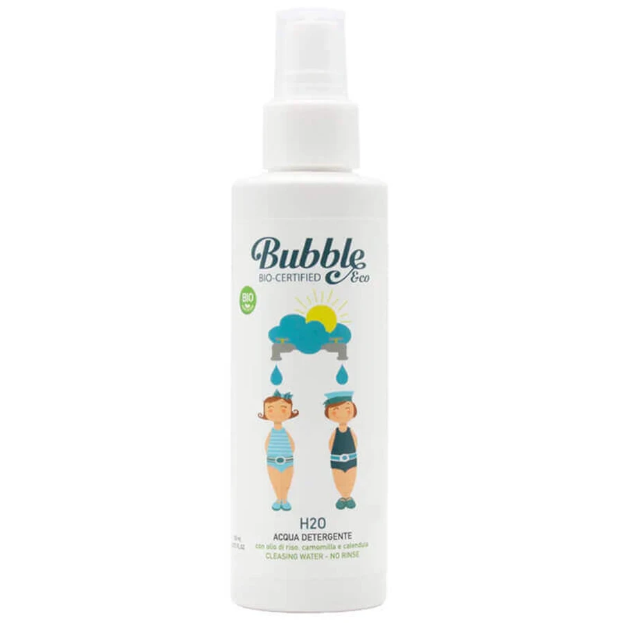 Bubble & Co, H2O очищувальна вода для обличчя, рук та тіла для дітей від народження, 150 мл: ціни та характеристики