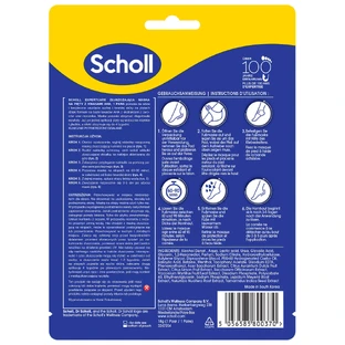Scholl Expert Care, Відлущувальна маска для п'ят з AHA-кислотами, 1 пара