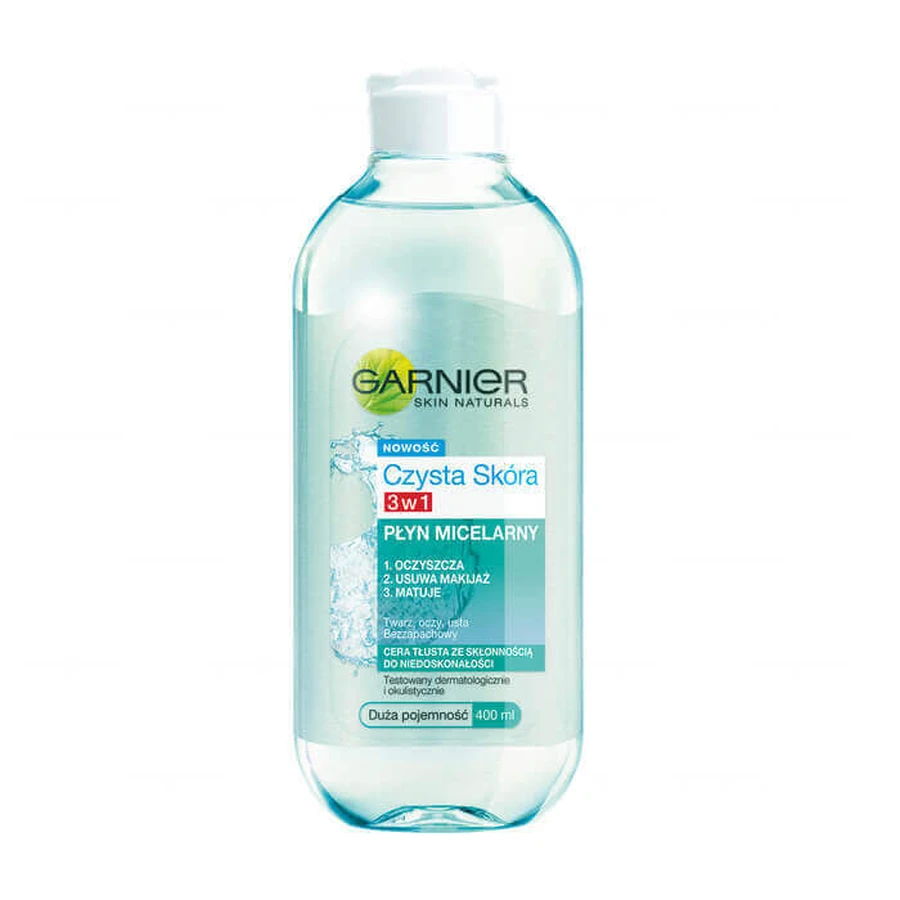 Garnier Pure Skin 3-в-1 Мицеллярный лосьон, 400 мл: цены и характеристики