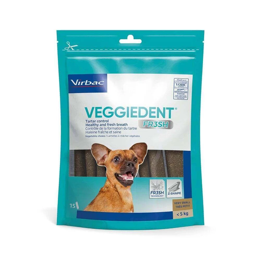 Virbac Veggiedent Dog Chew Fresh 15 полосок: цены и характеристики